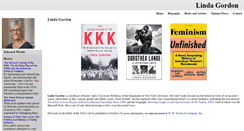 Desktop Screenshot of lindagordonhistorian.org